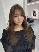 ソア 京都三条河原町(SOA) 20代30代レイヤーカット×オリーブベージュ
