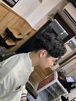 グッドラックバーバーハナレ 吉祥寺&nbsp;デザインパーマ［バーバー/吉祥寺/スキンフェード／メンズ］