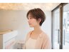 朝のセットが楽になる!前髪パーマ+カット¥8900/施術時間は1時間半