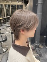 エノア 東京(ENORE) メンズ|ミディアム|アッシュベージュ|ハイトーンカラー