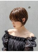 20代30代40代50代ナチュラル大人可愛いレイヤーショートボブ