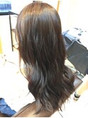 外国人風ロングヘアー