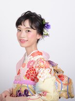 アース オーセンティック 一関店(EARTH Authentic)&nbsp;☆着物ヘア☆ローズヘアアレンジ