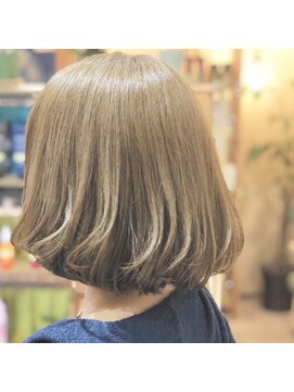 ナノハナ 鹿沼市で唯一本格ヘッドスパが出来る美容室ナノハナ　大人ボブ