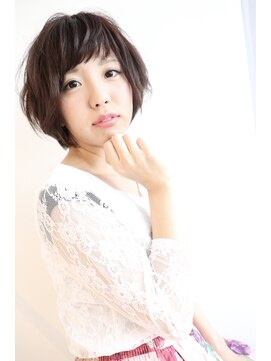 オーストヘアーフィガロ 本通り店(Aust hair Figaro) ショートボブ×ピンクグレージュ