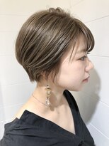 アルクバイネオリーブ 荻窪店(arc by neolive)&nbsp;耳かけくびれショート×ハイトーンベージュ arc by neolive 荻窪