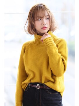 ヘアスペース リズム グリーン(Hair space Rizm green) ラフな毛流れのボブ