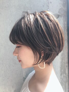ダヴィン 中目黒(DaVin) 【DaVin中目黒】大人かわいい丸みショートボブ_アッシュブラウン