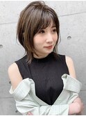 【morio池袋】大人可愛い前下がり透け感ショート♪
