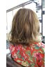【しっとりヘアへ♪】カット+全体カラー(ミディアム)+ラメラメトリートメント