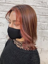 プライズ 池袋店(prize)&nbsp;秋スタイルフェイスフレーミングオレンジブラウン7027