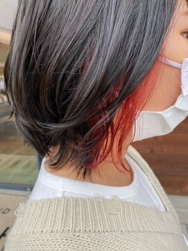 ヘアーブランドジン パルト(HAIR BRAND Jin Palt) アクセサリー感覚なインナーカラー