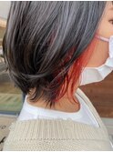 アクセサリー感覚なインナーカラー