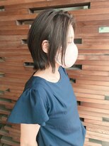 ヘアーアンドスパ レーネ(hair&spa Lene) レイヤー入り切りっぱなしボブ