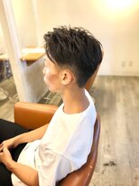 アンプリュス リアン(1+ Unplus lien)&nbsp;ビジネスマンアップバングツーブロック刈り上げフェード/亀戸