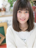 カバーヘア ブリス 戸田公園西口店(COVER HAIR bliss)&nbsp;■黒髪透けバングミディアムボブ108-4★戸田公園20代30代40代!