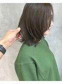 [kichi.] レイヤーロブ×オリーブグレージュ