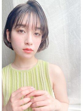 ネオリーブニコ 大井町店(Neolive Nico) 韓国風　ミニボブ×シースルーバング