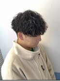 波巻きパーマ