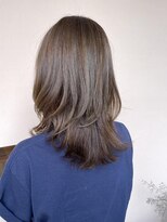 リールヘアー 大野城店(rire hair)&nbsp;★ミディアムレイヤー×オリーブベージュ