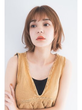 ベンジー 北千住店(benji) 柔らか外はねボブ透けバングボブ