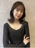 三軒茶屋_レディース_セミロング_コテ巻き_エギョモリ_韓国巻き