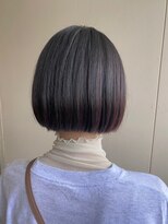 カシェ リタ ヘアー(CACHE'&RITA HAIR) ボブ◯切りっぱなしボブ◯インナーカラー◯チェリーピンク