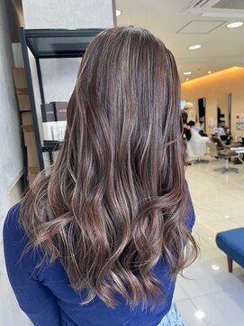 プライズ 池袋店(prize) 30.40代白髪ぼかしハイライトグレーベージュ