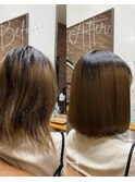 髪質改善ストレート