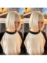 ヘアアトリエコモノ(hair l'atelier KoMoNo) 【ケアブリーチでつくる★】ホワイトカラー
