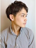 【morio原宿】メンズパーマ　ビジネスショート　緩めパーマ