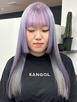 ウィコ 新宿(WICO)&nbsp;lavender×inner gray [新宿駅/イメチェン/ハッシュカット]