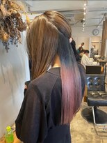 トラ バイ プティパ(Tora by petit pas)&nbsp;インナーカラー♪ブルー×ピンク