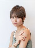 20代30代大人可愛いショートボブシアカラーくびれ丸顔美髪