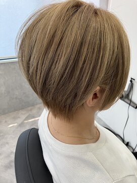 アグ ヘアー トレフル 横川駅前店(Agu hair Treful) 横川駅treful人気  ミルクティー ショートボブ 20代 30代