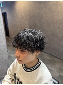 波巻きパーマ/メンズ曲がる縮毛矯正/曲がる縮毛矯正/髪質改善