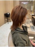 ミディアムショートウルフ