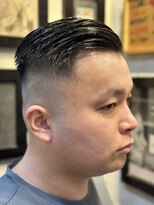 ヒロギンザ 大阪本店(HIRO GINZA) 七三分け×スキンフェード