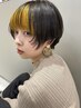 カット＋ハーフデザインカラー￥16500
