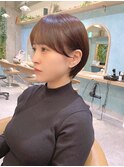 イメチェン外ハネボブ美髪ワイドバングレイヤーショート/大宮