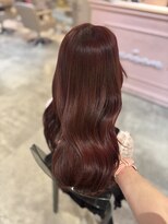 ラメール(MAISON LA MER)&nbsp;【MANAMI】ハーフブリーチ◎チェリーレッド