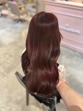 ラメール(MAISON LA MER) 【MANAMI】ハーフブリーチ◎チェリーレッド