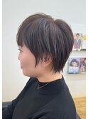 30代40代人気/ショートレイヤー/ショートヘア/ハンサムショート