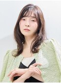 ナチュラル柔らかレイヤーミディ