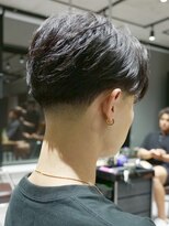 メッツ 原宿(METS) MEN‘S /毛流れセンターパート×フェード /短髪 /大人ヘア
