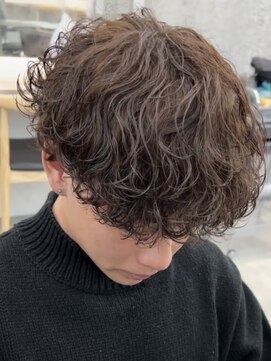 ノード(NODE) 波巻きスパイラルツイストスパイラルパーママッシュメンズヘア