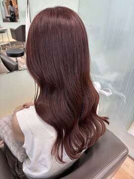 ファースト 泉中央店(first) レイヤーカット/ピンクブラウン/20代30代40代