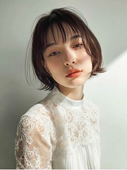 ロエ 日吉(ROE)の写真/【カット+艶カラー+TR¥18700→¥9900~】丁寧・安心のマンツーマン施術◎