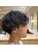 【梅田メンズ】ツイストスパイラルパーマ/メンズカット/ショート