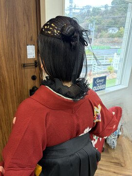 ウルー(Uruu-) ハーフアップリボン